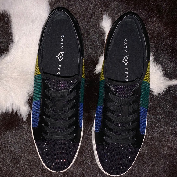 KATY PERRY RAINBOW CRYSTAL SNEAKERS - Picture 3 of 8